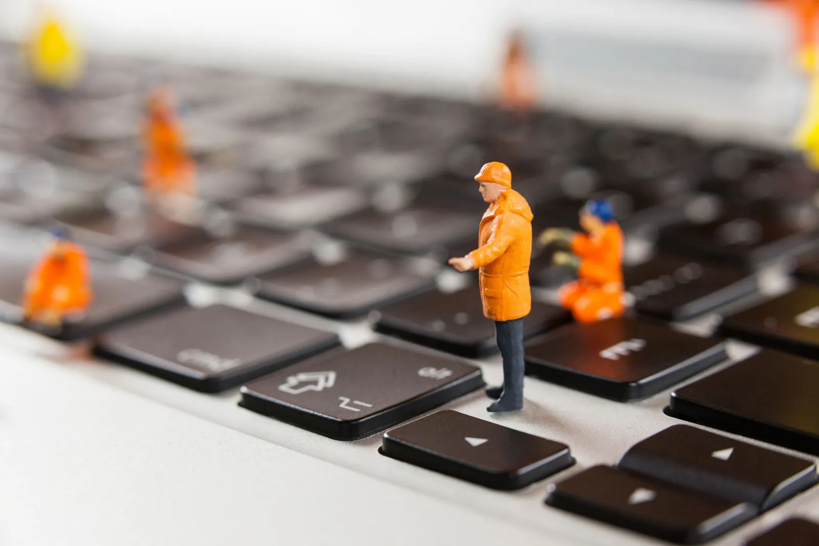 Keyboard representing signing in to a Microsoft 365 account